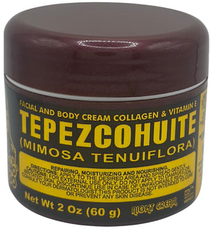Indio Papago Crema Nocturna con Tepezcohuite: empaque práctico para uso diario.