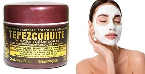 Indio Papago Crema Nocturna Tepezcohuite: ingrediente clave para cuidado nocturno.