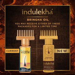 INDULEKHA Bringha Aplicacion en el cabello: facilita masajes del cuero cabelludo