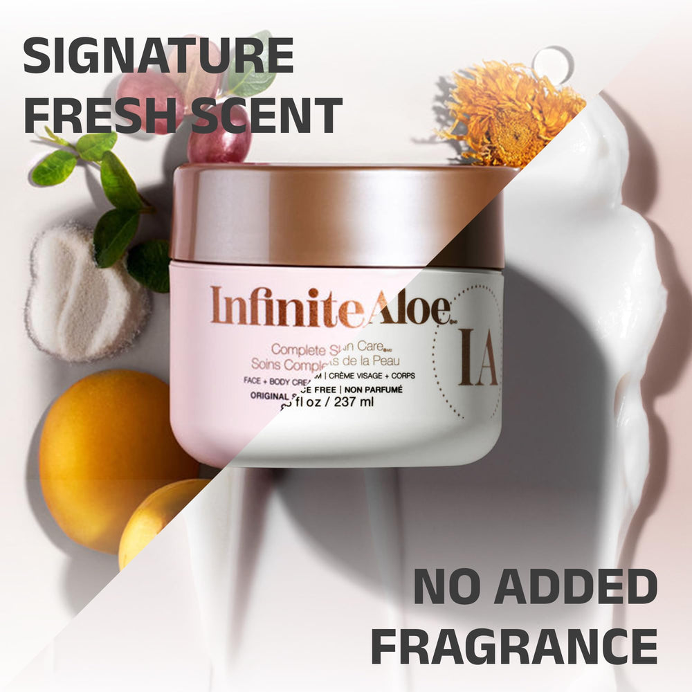 Cuidado diario con InfiniteAloe para piel seca
