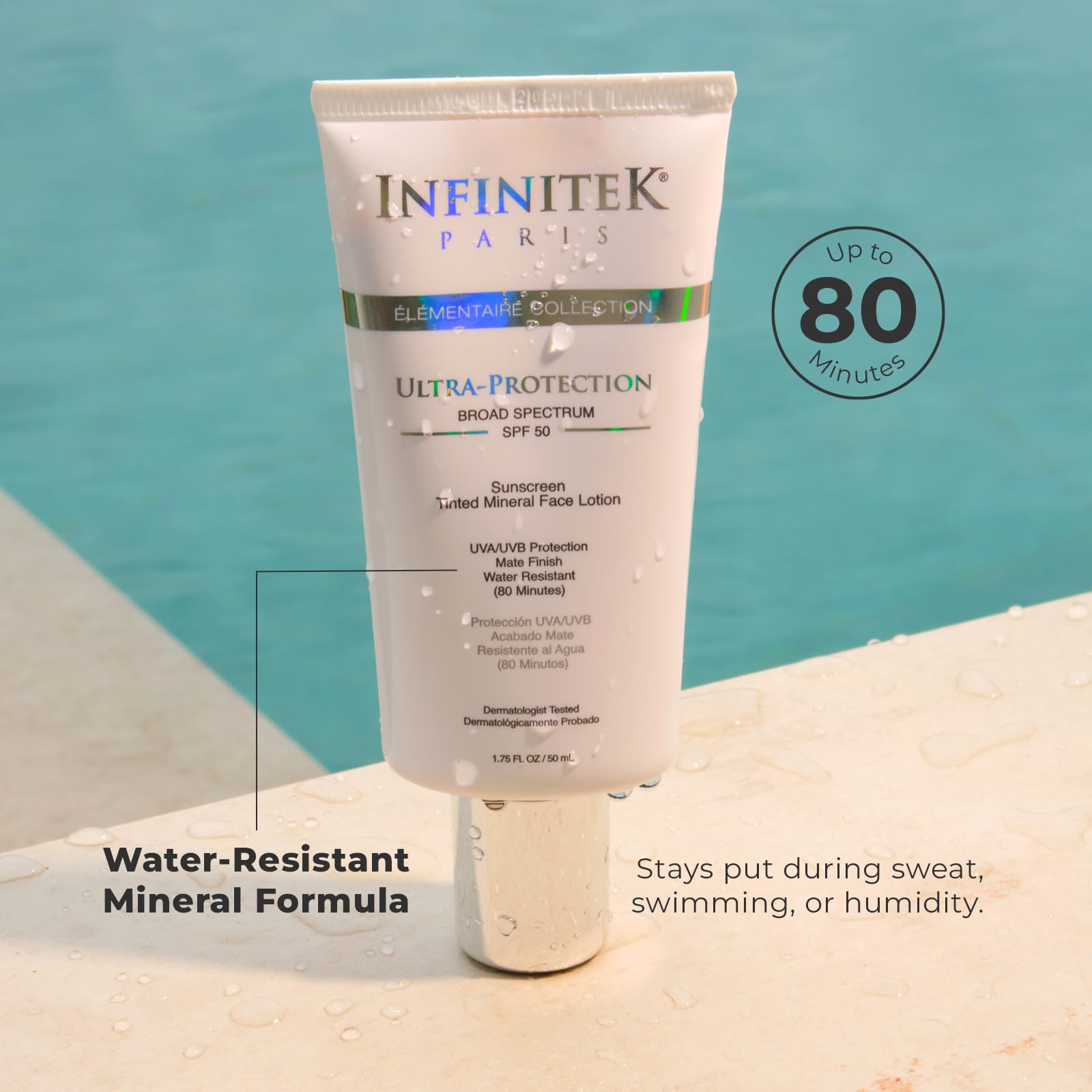 Infinitek Paris aplicación-base maquillaje: protector ligero y primer.