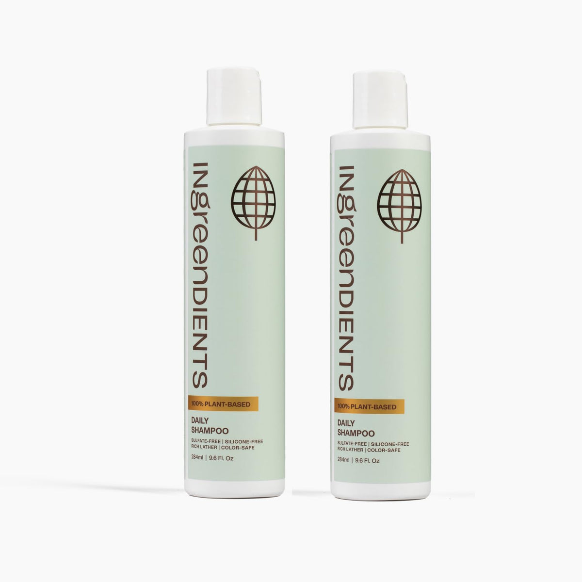 Ingreendients Champú No Tóxico botella, limpieza suave para cabello diario