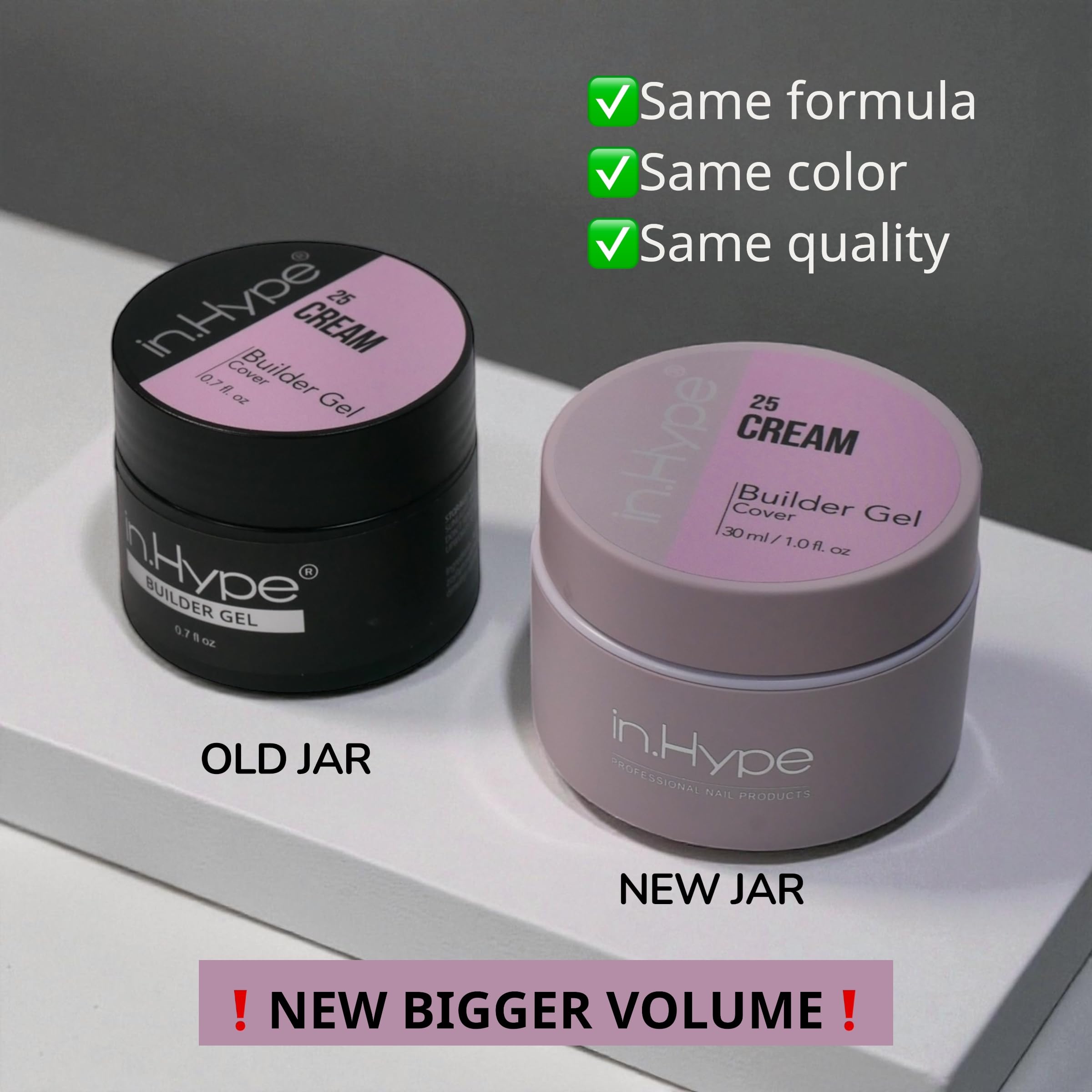 IN.HYPE gel de construcción transparente, crea capas duraderas para refuerzo y capas finales.