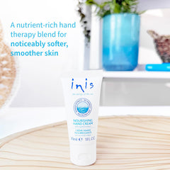 Inis crema manos con aceite de argán, hidratación profunda y suavidad.