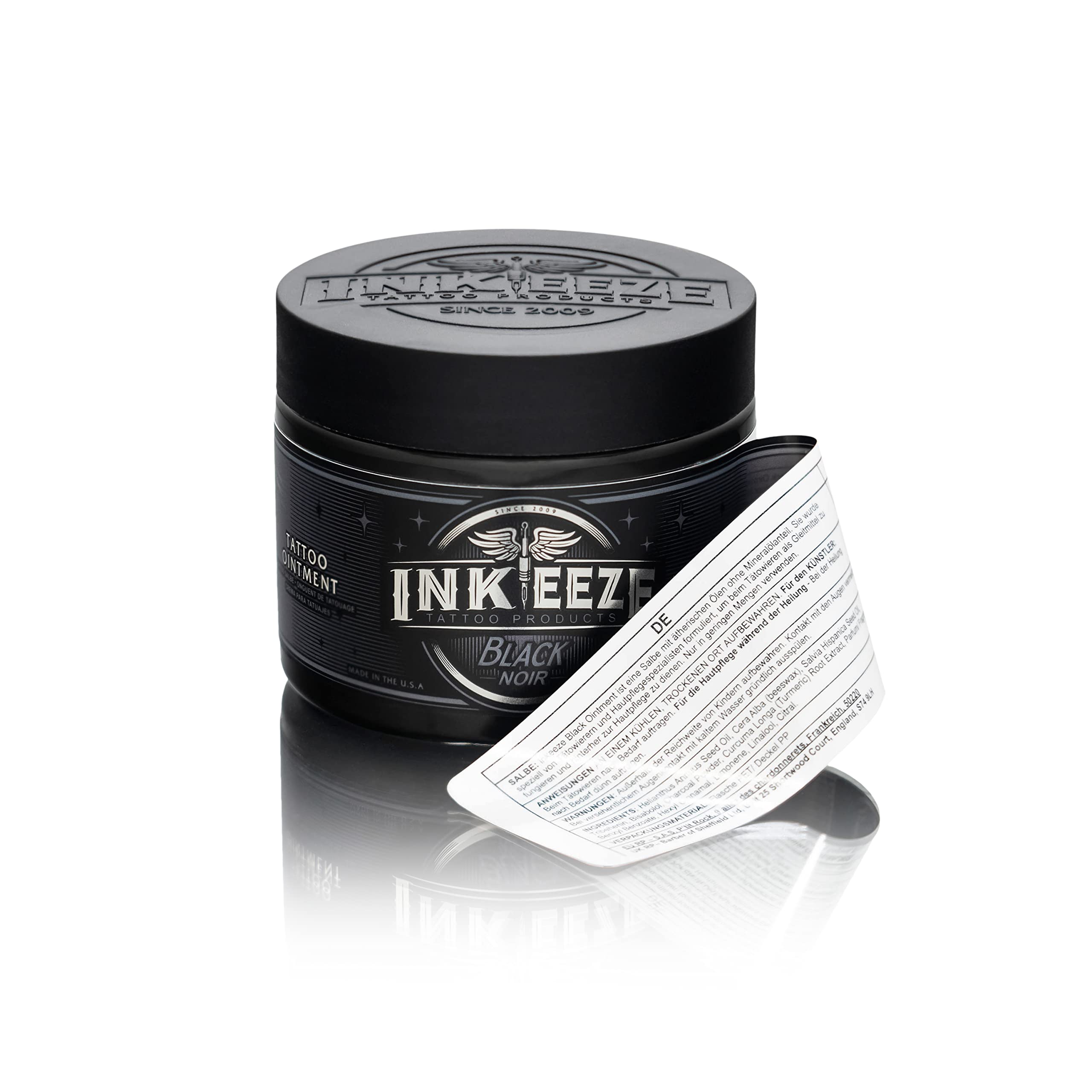 INK-EEZE aplicación durante tatuaje facilita deslizamiento suave y control del proceso