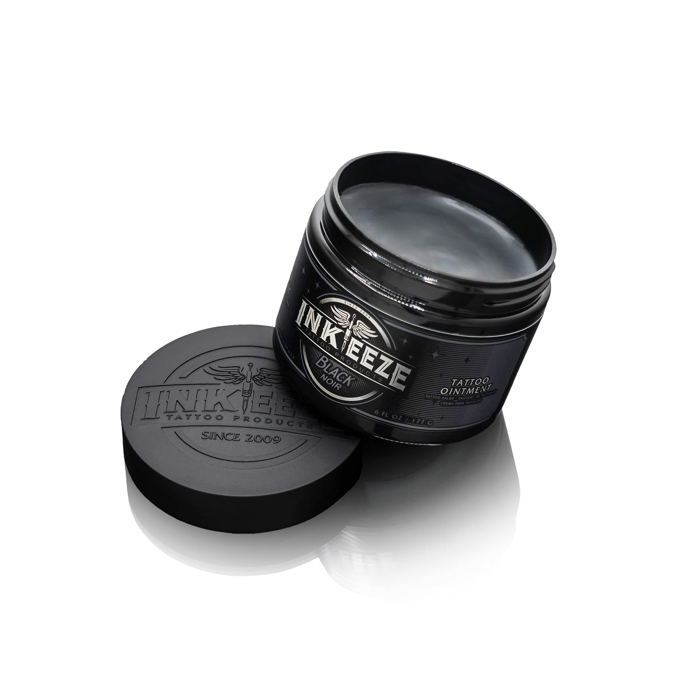 INY-EEZE envase del ungüento de tatuaje negro lavanda para uso profesional