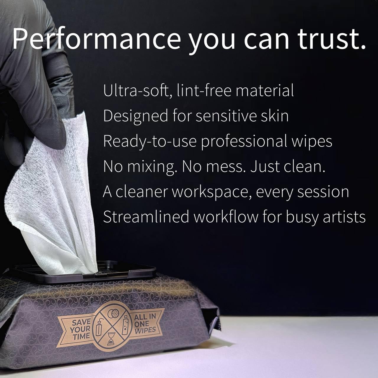 Ink Permanent CleanSkin, sin alcohol ni fragancia, protege el color del pigmento durante el proceso.