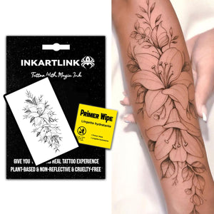 INKARTLINK Flor 7 principal: tatuaje semipermanente duradero para uso diario.