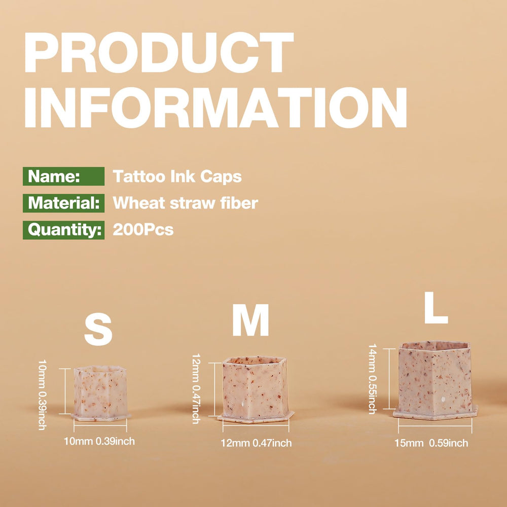 INKin copas biodegradables de trigo, opción ecológica para pigmentos.