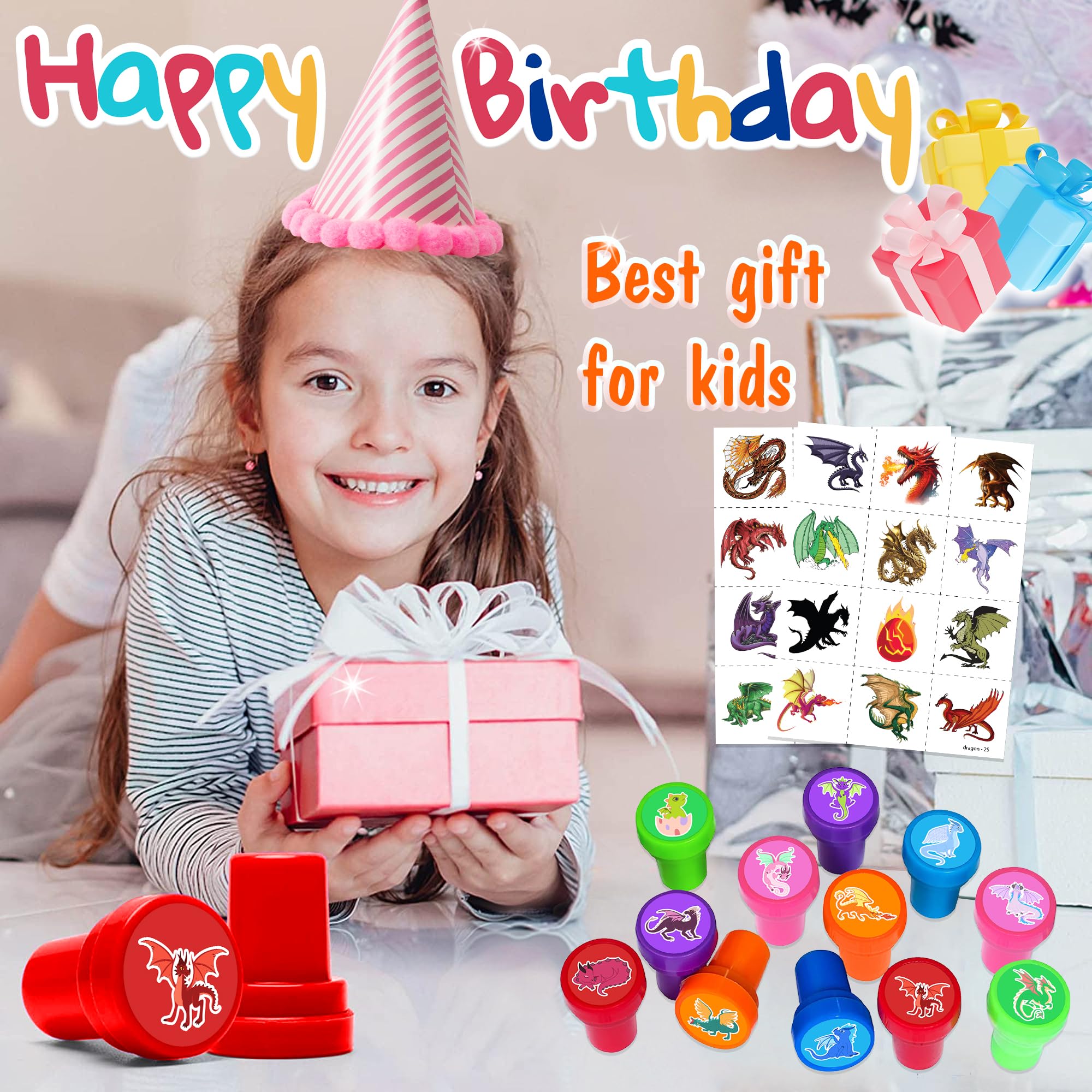 INKSOMOBA set para cumpleaños temáticos de dragon