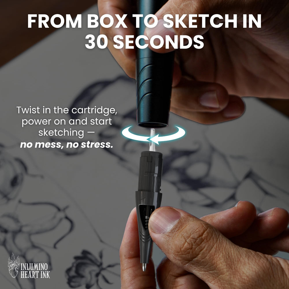 Inlumino Heart Ink velocidad de hasta 10500 RPM para trazos definidos