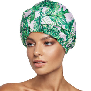 INNELO Gorro de ducha reutilizable con doble capa para mantener el cabello seco