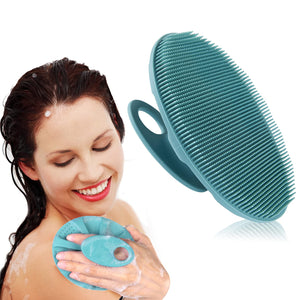innerneed cepillo corporal de silicona suave, vista superior para piel sensible.