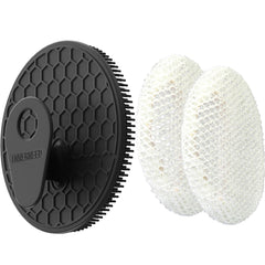INNERNEED cepillo corporal de silicona con cerdas densas para exfoliar suavemente y limpiar poros.