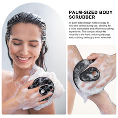 INNERNEED cobertura de malla nylon exfoliante intensifica la limpieza de la piel.