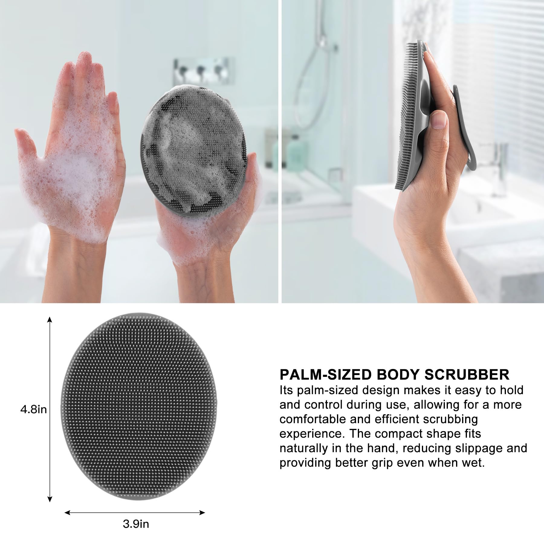 Innerneed exfoliación de silicona para piel sensible, elimina impurezas sin irritación.