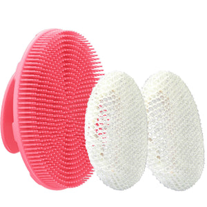 INNERNEED exfoliante silicona cuerpo mano, limpieza suave y exfoliación diaria.