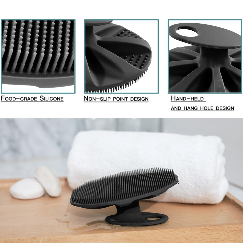 INNERNEED masaje relajante con silicona para cuerpo, mejora la relajación durante la ducha.