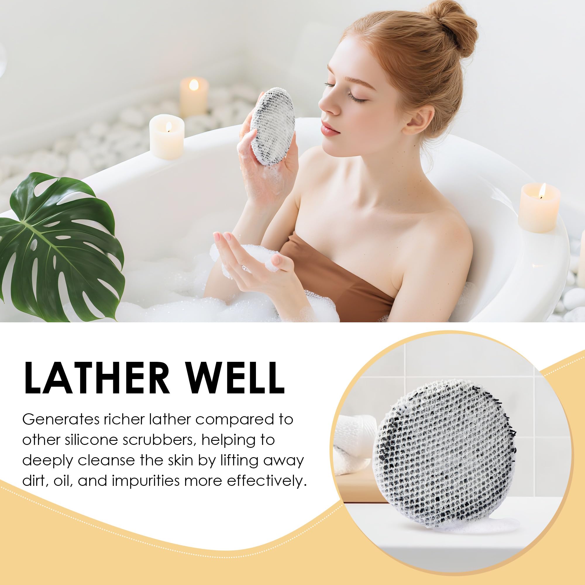 INNERNEED set negro compacto para una rutina de ducha limpia y eficiente.