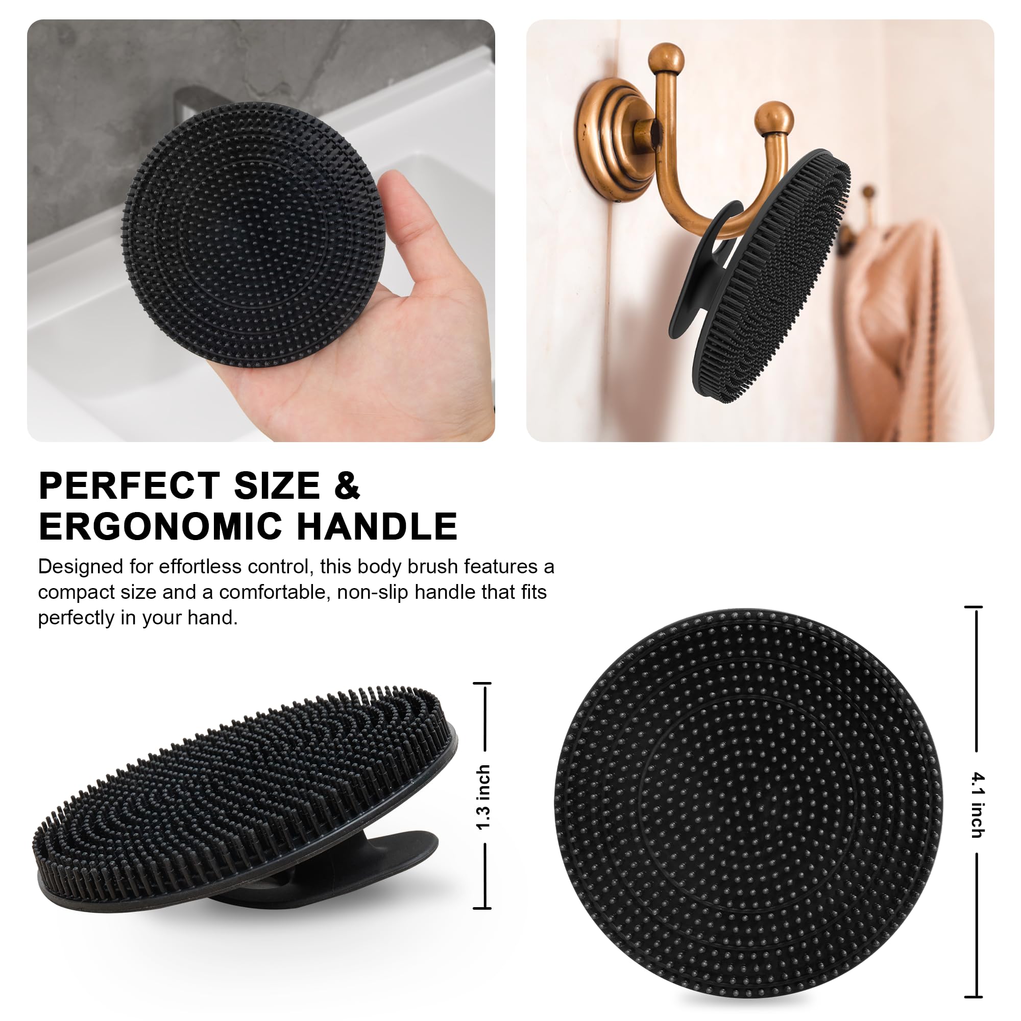INNERNEED con mango ergonómico antideslizante para agarre cómodo