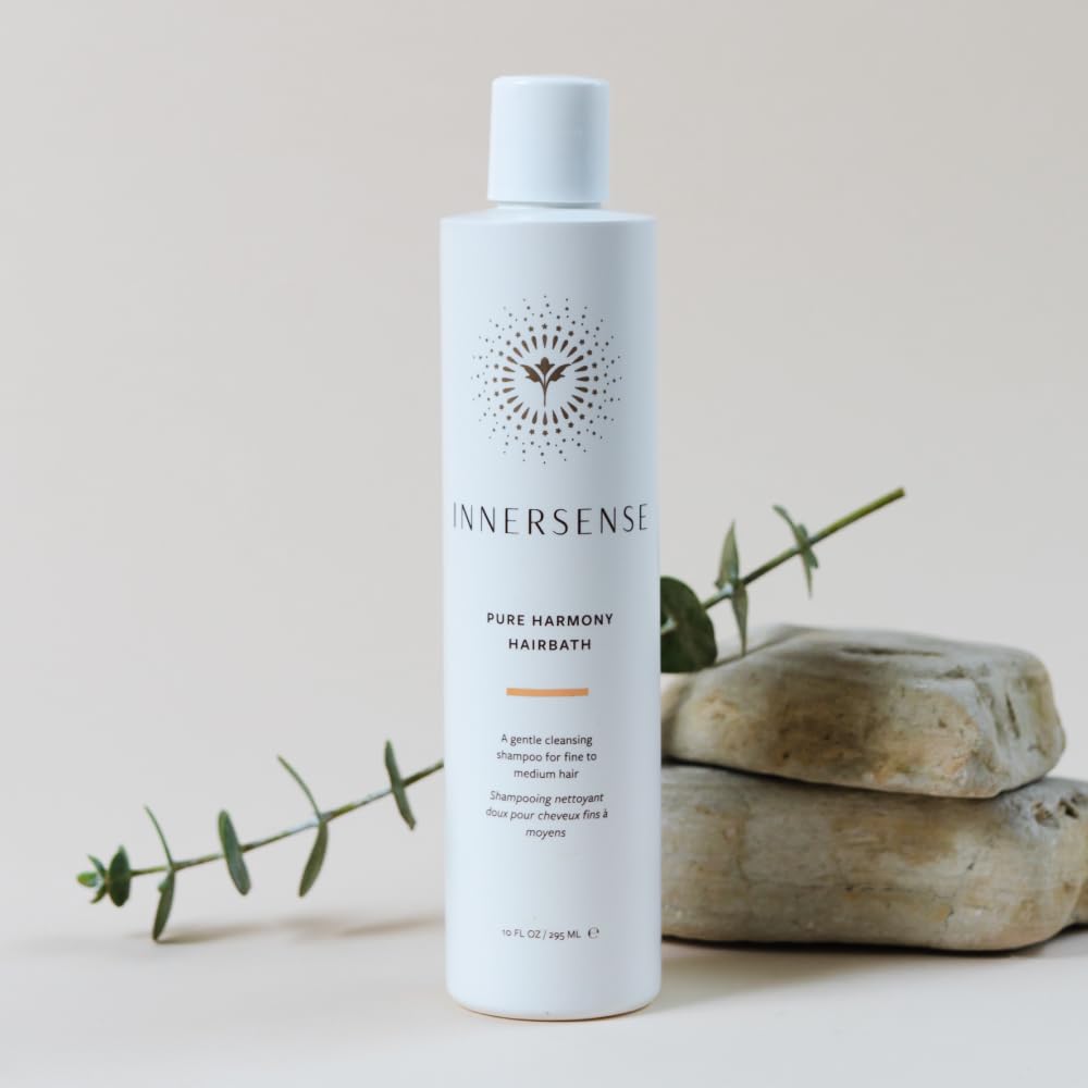 INNERSENSE Champú Orgánico Armonía Natural – enjuague suave para cabello sano y equilibrado.