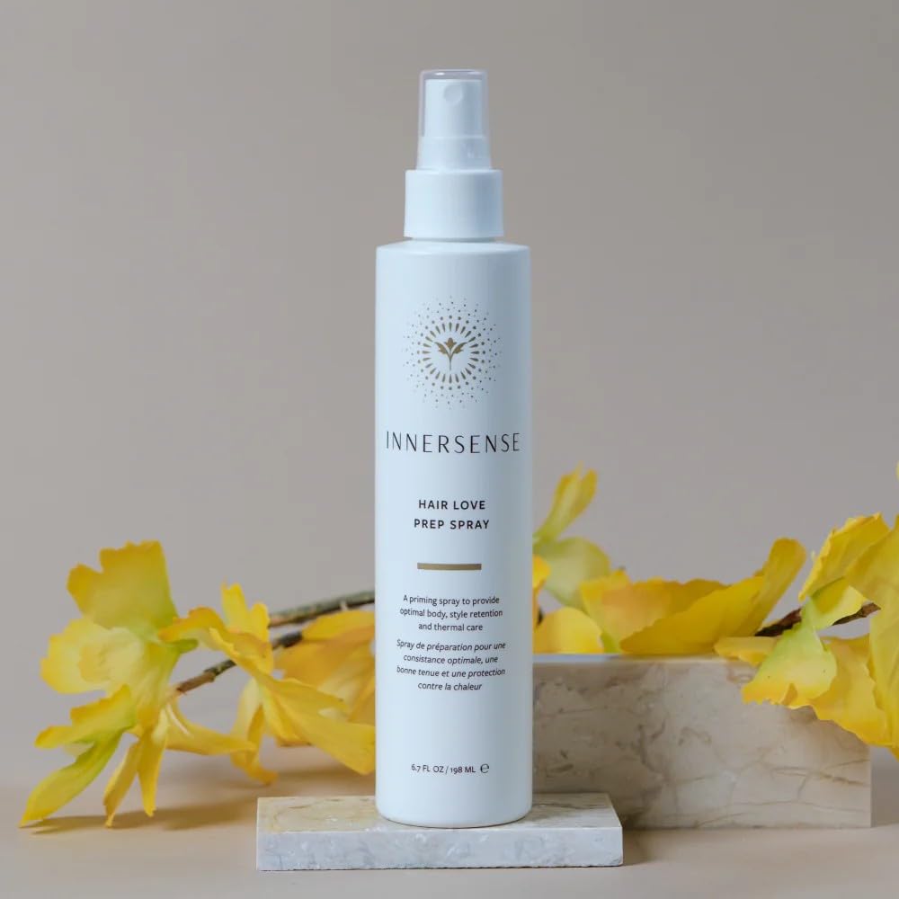 INNERSENSE Hair Love Prep Spray, empaque sostenible para cuidado capilar diario