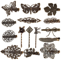 inSowni flor bronce, toque elegante para coletas y moños.