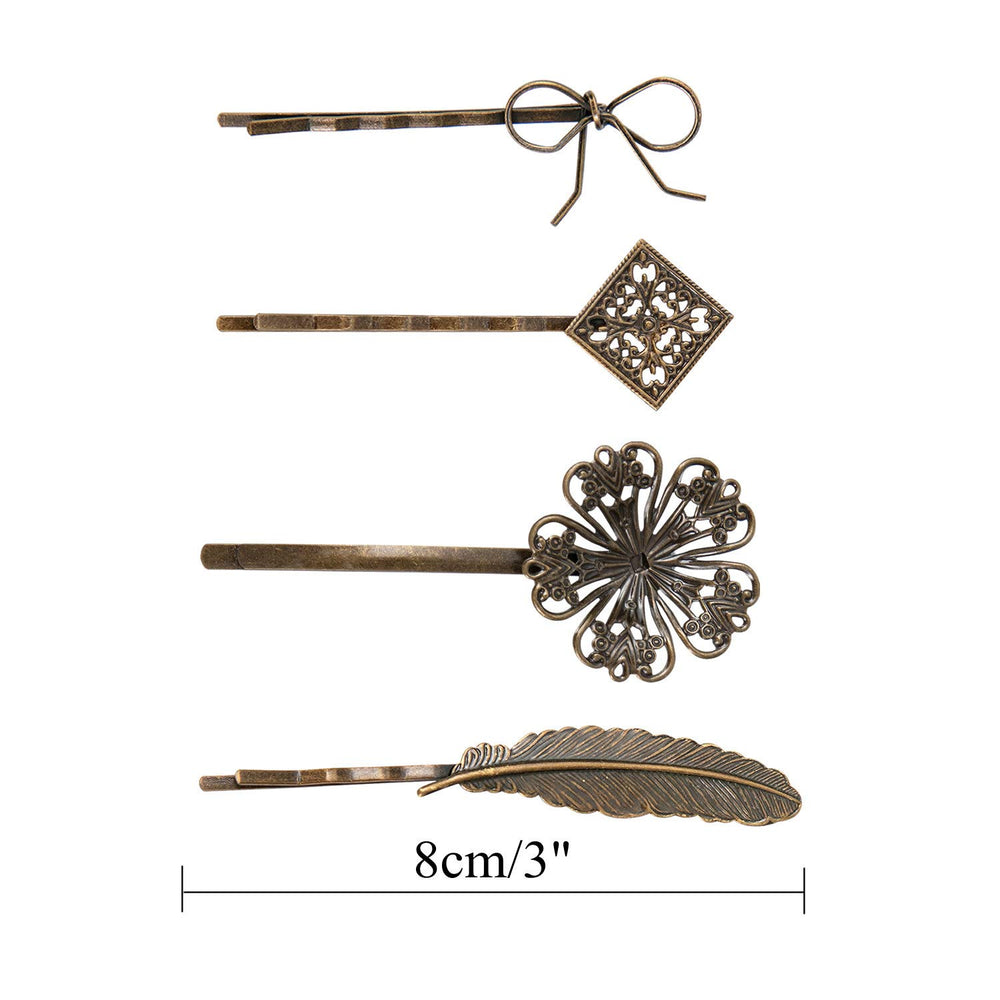 inSowni horquilla diseño variado bronce vintage variedad estilos