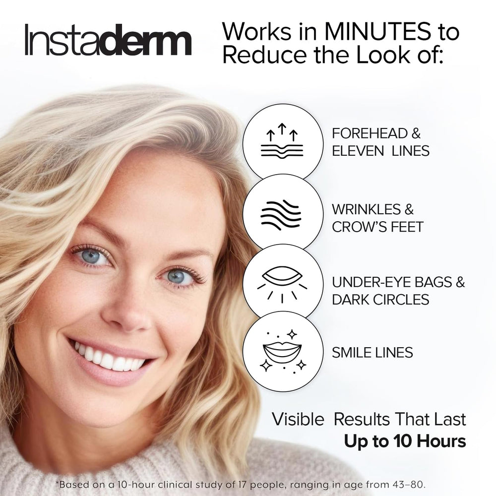 Instaderm aplicación ojos: aplicar en el contorno para alivio rápido