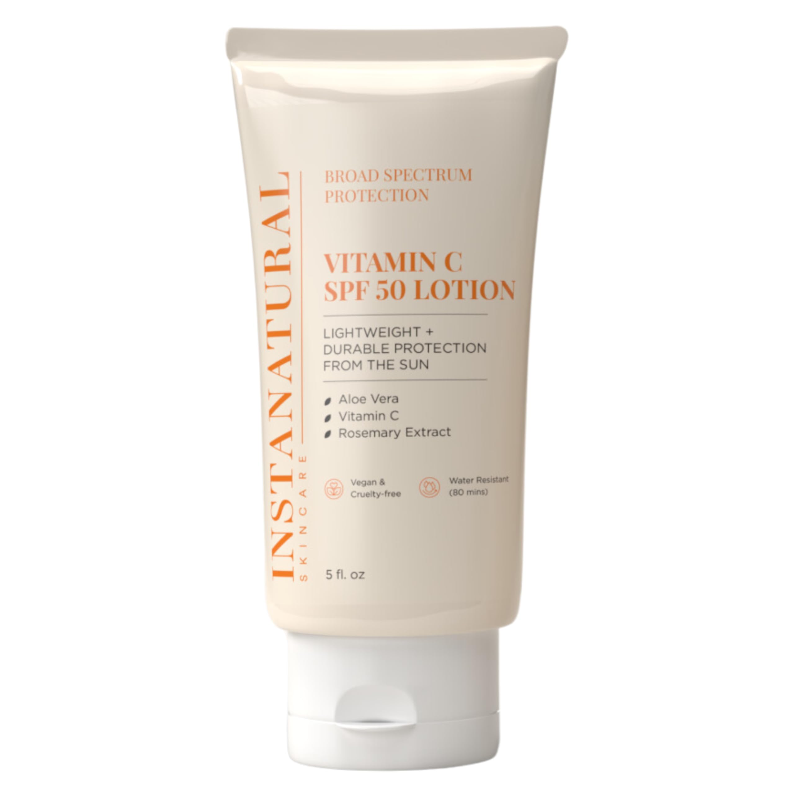 Protector solar InstaNatural con vitamina C para la frente, protección diaria UVA/UVB.