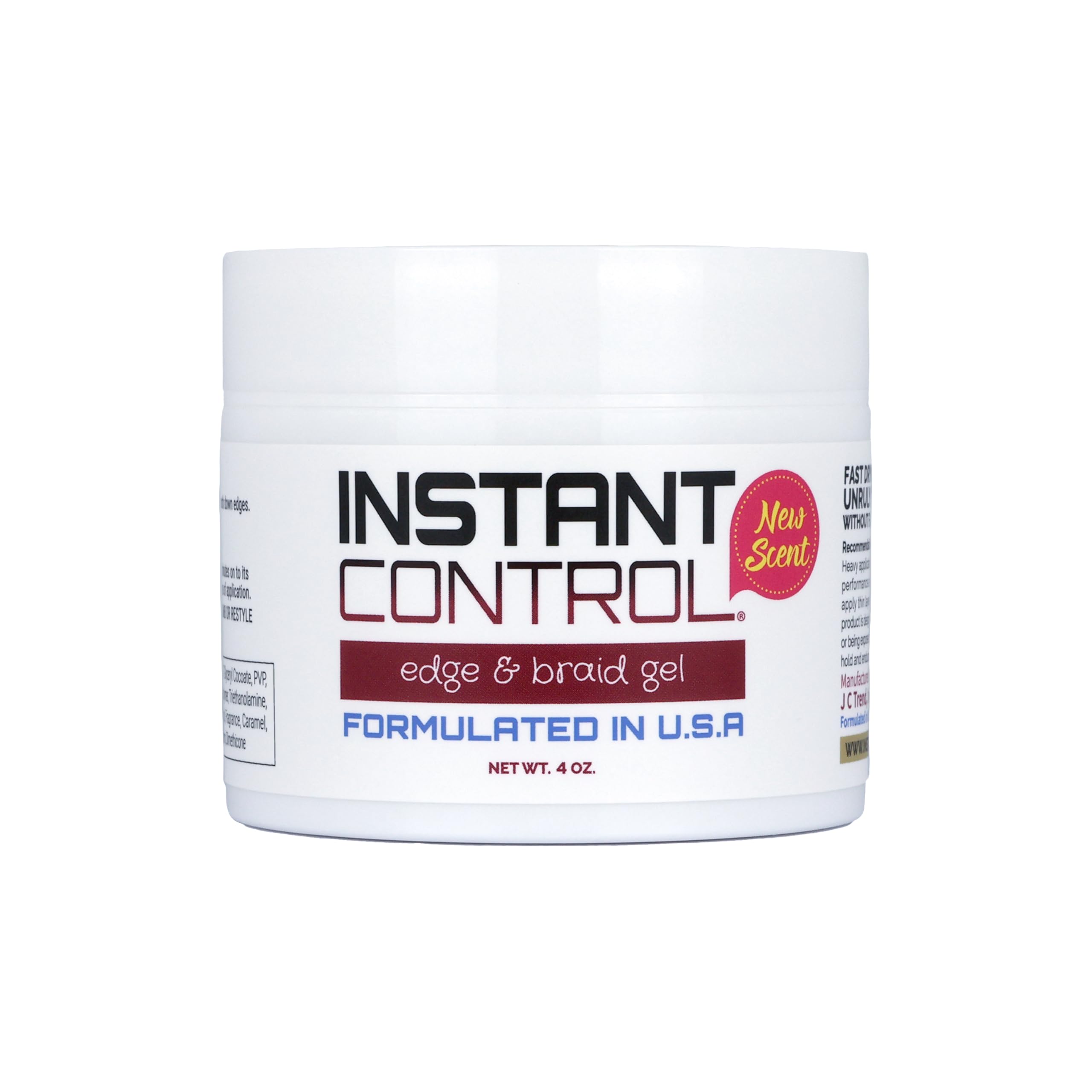 Gel Instant Control para bordes y trenzas, control suave y definido