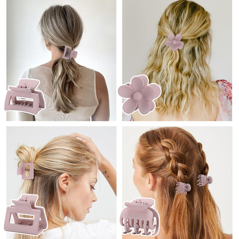 Interesse clip pelo colores claros, tonos suaves para combinar con atuendos.