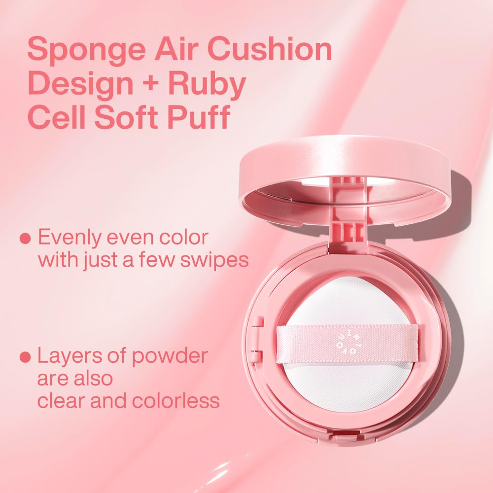 Into You crema blush air cushion cobertura traslúcida para un acabado natural