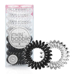 invisibobble Original espiral transparente cristal: diseño sin marcas para peinados cómodos y duraderos