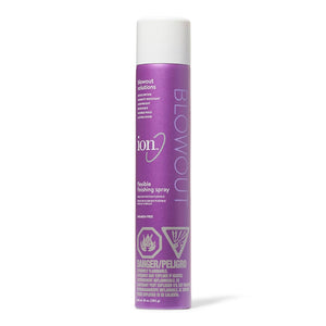 Ion aerosol de acabado flexible: botella lista para un peinado ligero y duradero.