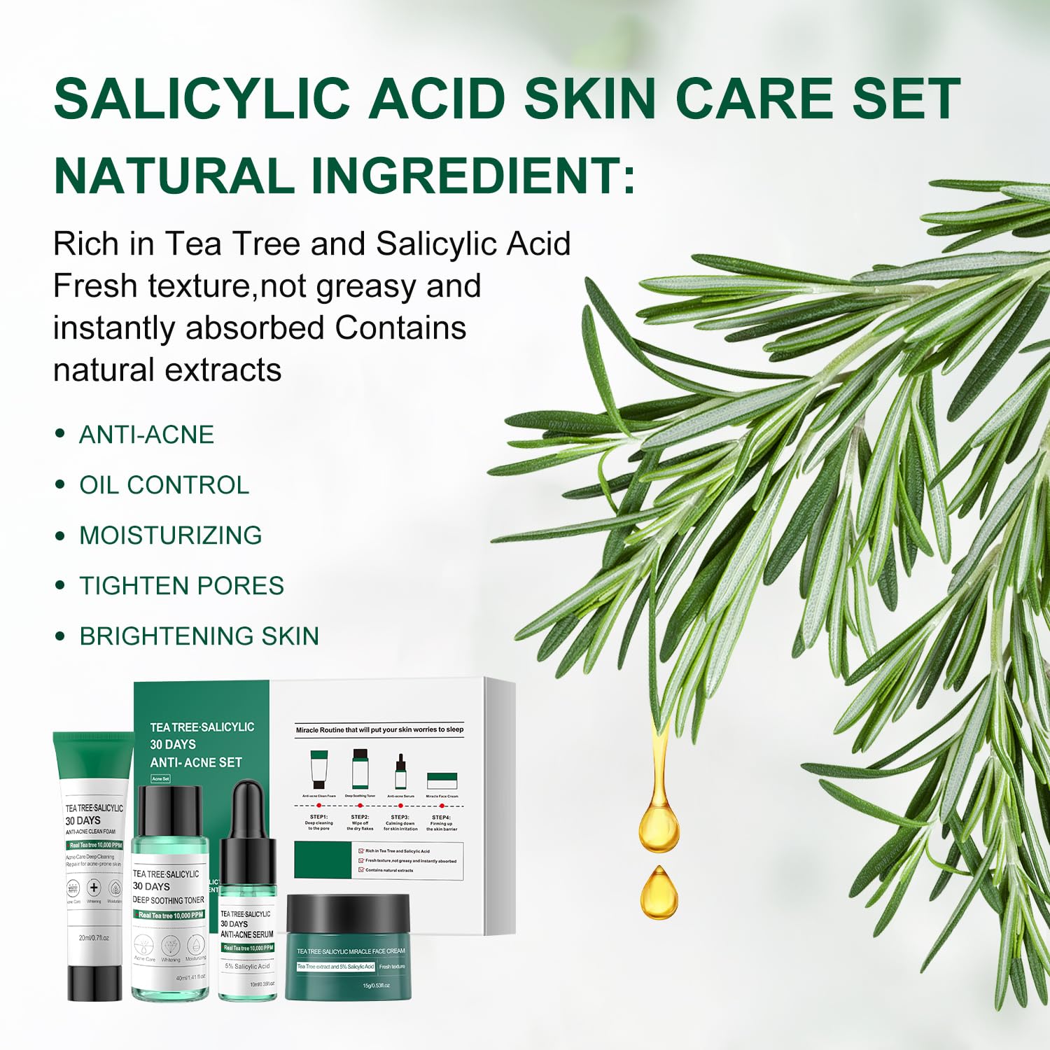 IREV crema facial con arbol de te para control de grasa