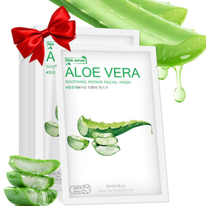 Mascarilla IREV Aloe Vera en envase-pack para hidratación rápida.