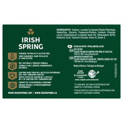 Irish Spring Jabón Original, textura cremosa, ideal para uso diario en ducha.