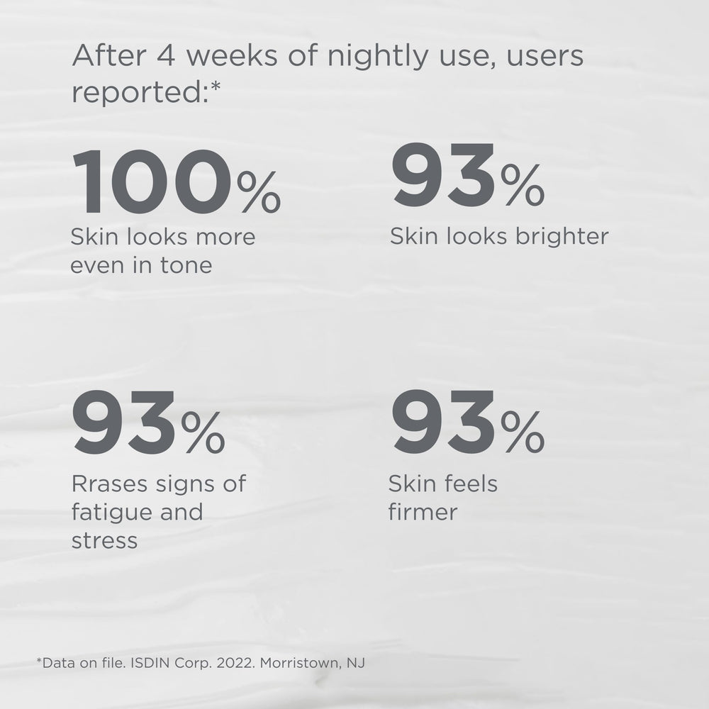 ISDIN Contorno de Edad Crema Nocturna, melatonina, apoya defensa antioxidante suave.