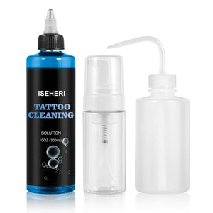 iseheri jabon limpieza tatuajes 10oz prepara la piel para tatuajes con fórmula suave