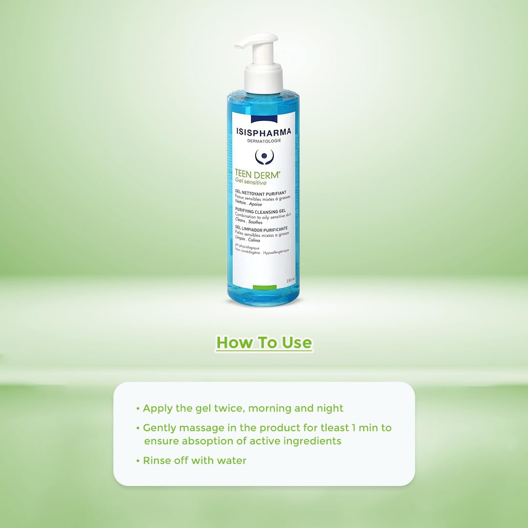 IsisPharma Gel Derm Juvenil Sensible, uso diario y rápida absorción
