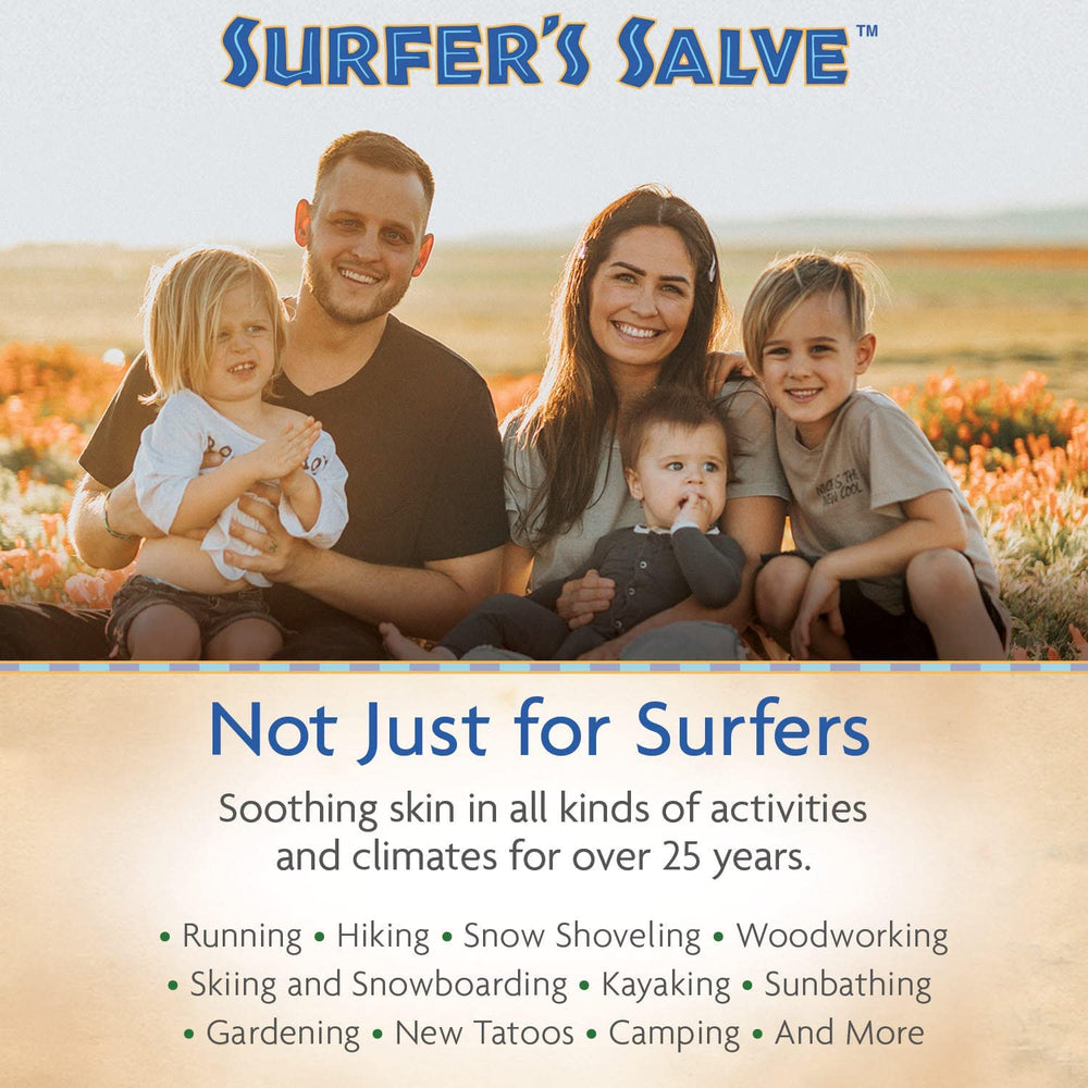 Salve Surfista Stick de Island Soap & Candle Works, cuidado de tatuajes nuevos.