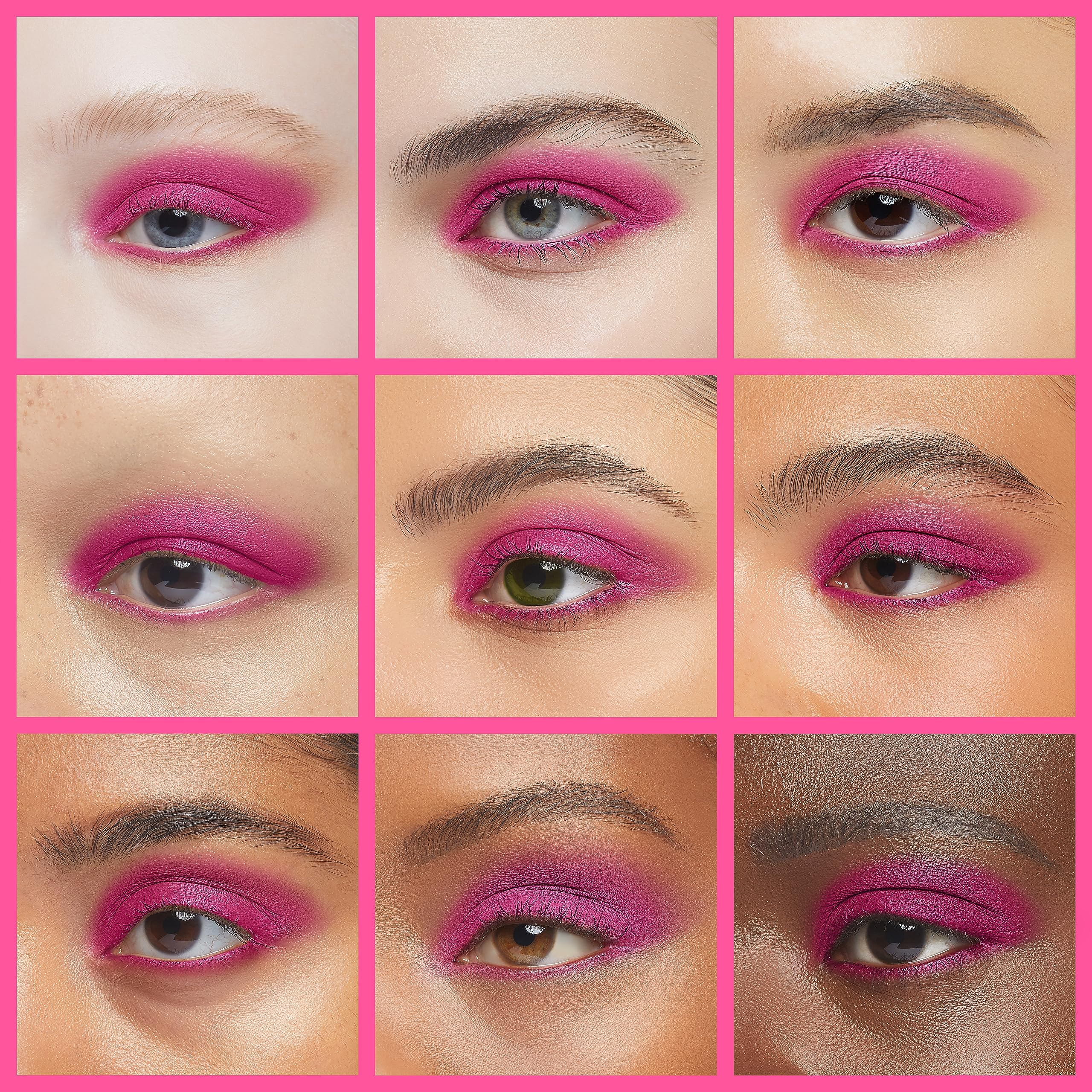 IS'MINE acabado mate rosado para color duradero sin pliegues.