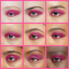 IS'MINE acabado mate rosado para color duradero sin pliegues.
