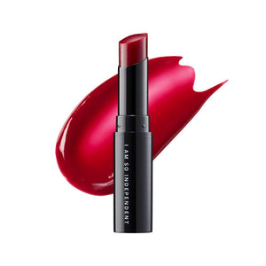 ISOI bálsamo labial rosa búlgara puro rojo: hidratación suave para labios secos