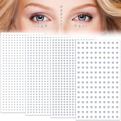 Isslly gemas faciales adhesivas de 2 mm para brillo sutil en la piel.