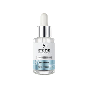 IT Cosmetics Bye Bye Dark Spots suero, frasco visible para uso diario cómodo y práctico