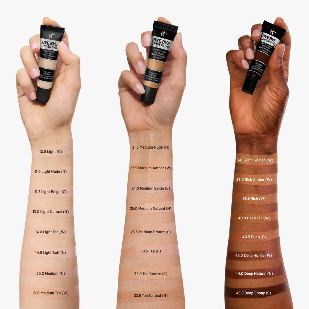 Duración de hasta 24 horas para un rostro fresco con IT Cosmetics.