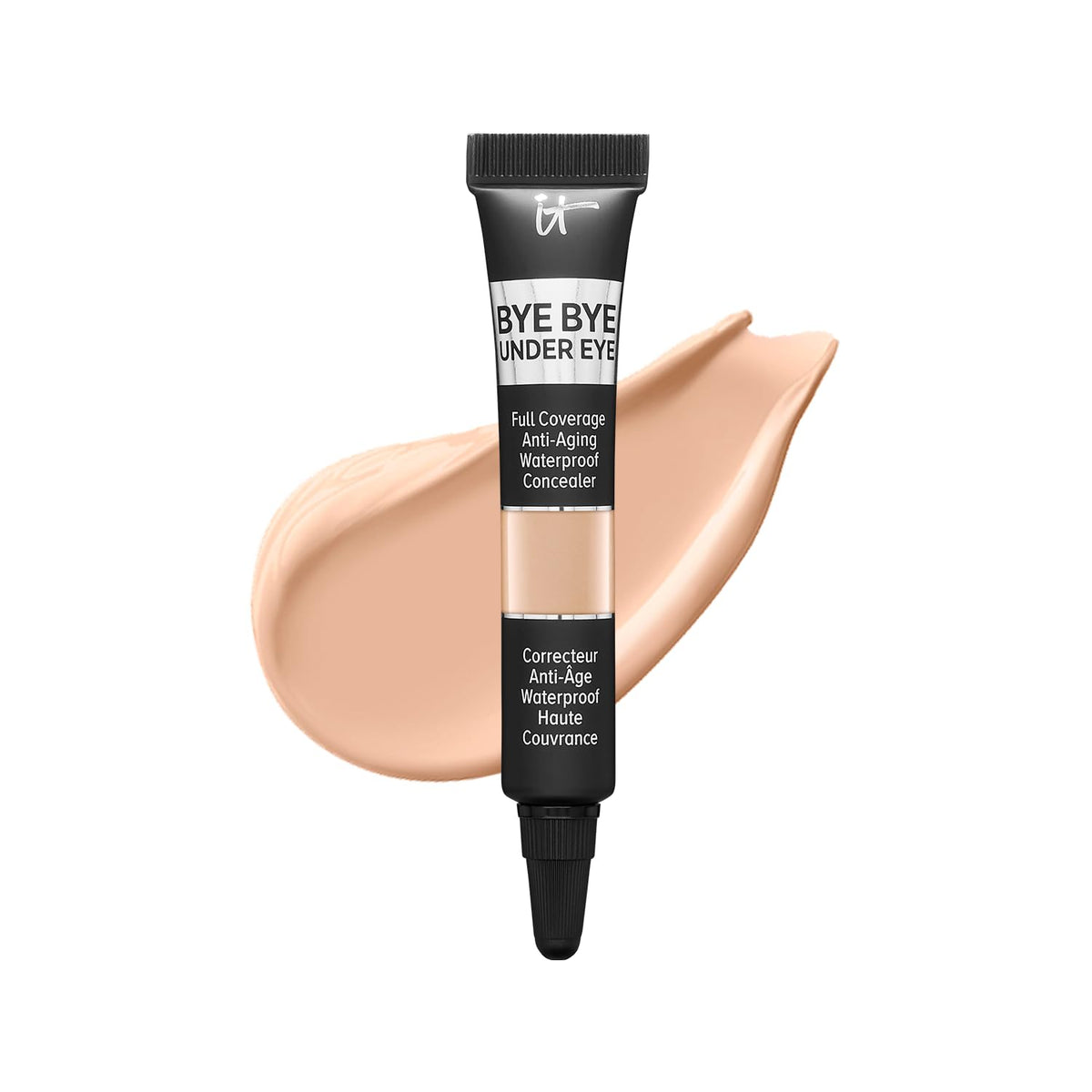 IT Cosmetics Bye Bye Under Eye Concealer, aplicación rápida para ojeras.