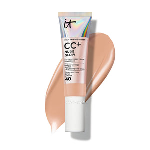 IT Cosmetics CC Nude Glow, bote-envase, brillo natural para piel iluminada